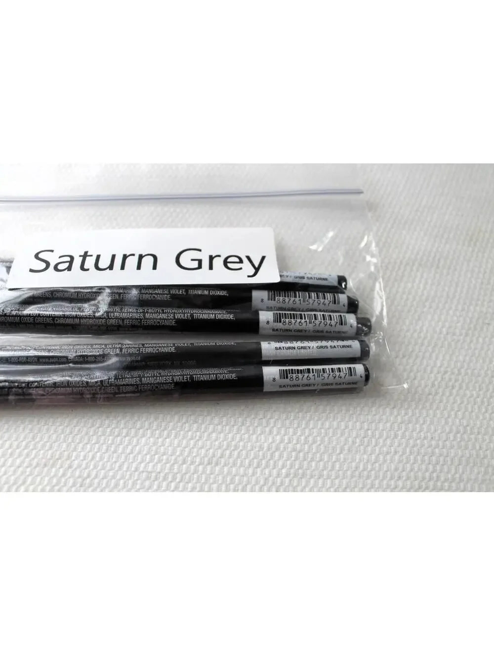 Lot of 5 Avon / fmg Glimmer Eyeliner SATURN GREY Factory Sealed Free Shipping